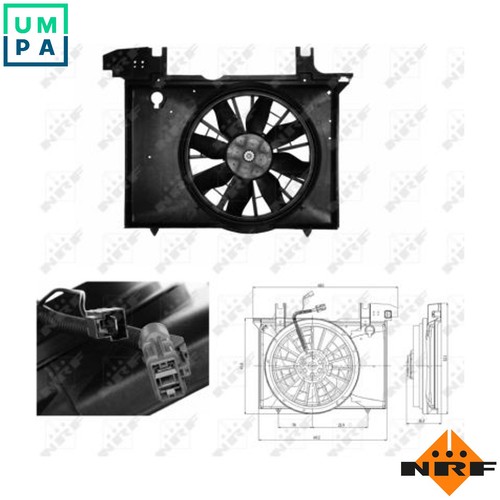 Fan engine cooling - fan, for