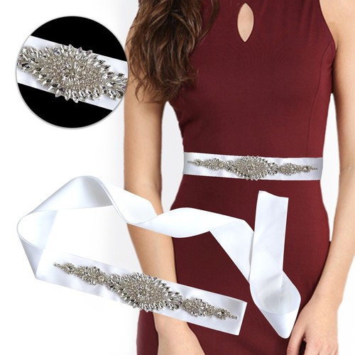 Crystal belt bridal wedding - belt,