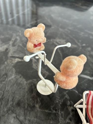 Vintage flocked miniature - vintage,