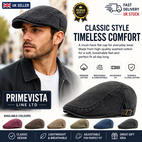 Men flat cap - men,
