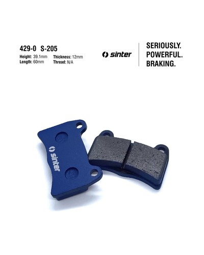 Sinter kart brake - , pads