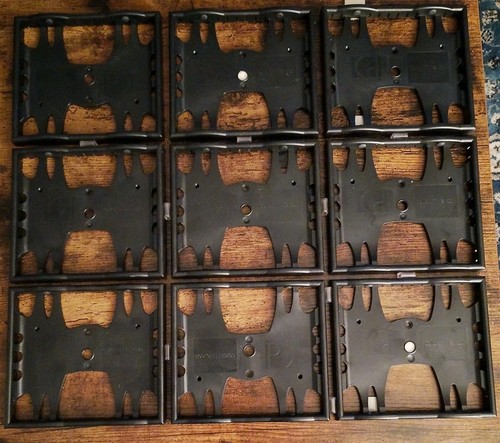 Wall mount tile display - wall,