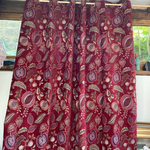 Huge red tapestry chenille - red,