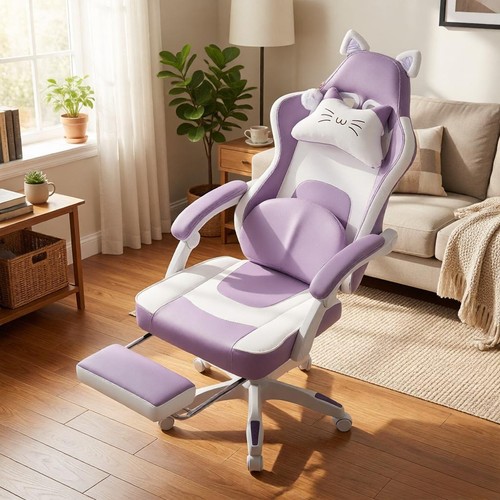 Gaming chair leather office - chair,
