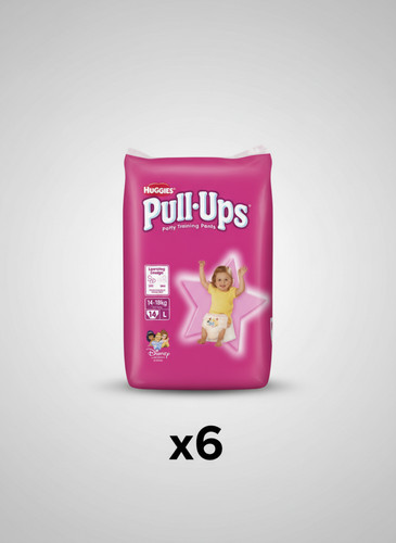 Huggies pull ups - 6, nappies