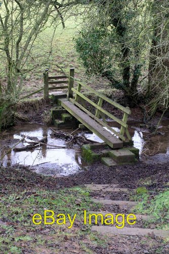 Photo 6x4 simple bridge over - bridge,