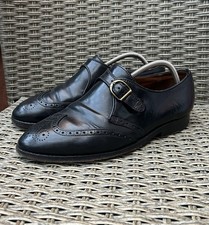 Alden 1672 Monk Strap Wingtip Black Shell Cordovan 9E 
