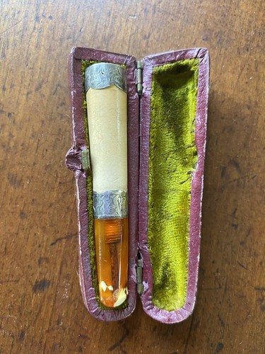 Antique 1900 amber meerschaum - antique,