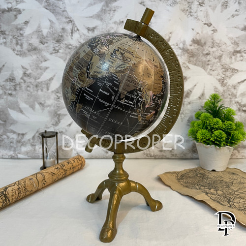 Vintage style world globe - vintage,