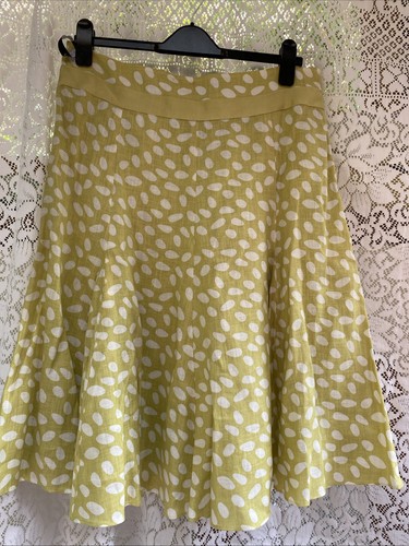 Hobbs linen skirt size - linen,