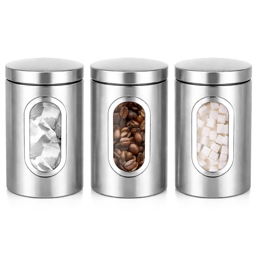 Stainless steel canister - canister, set