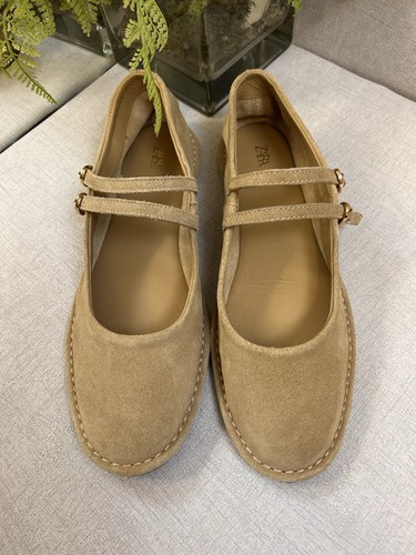 Zara autumnal beige suede - autumnal,