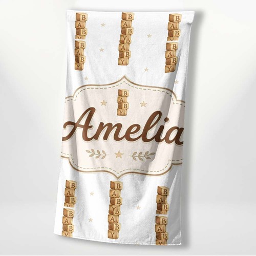 Personalised name beach bath - name,