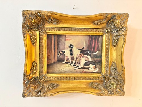 Vintage hunt dog - hunt, of