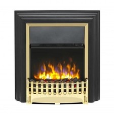 Dimplex Kingsley Deluxe Freestanding Electric Fire - Black / Brass KNG20X-BR
