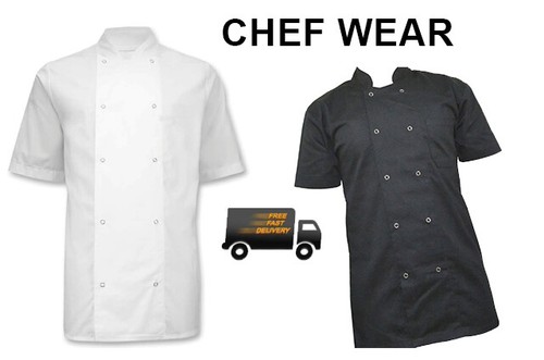 Plain notext chef jacket - chef,
