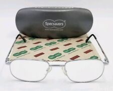 Specsavers Telford Square Silver 52×20-140 Frame Only Eyeglasses #2160