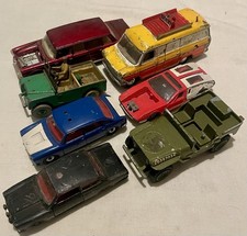Vintage Dinky Vehicle x 7 Job Lot Cars Land Rover Mercedes Ford De Tomaso