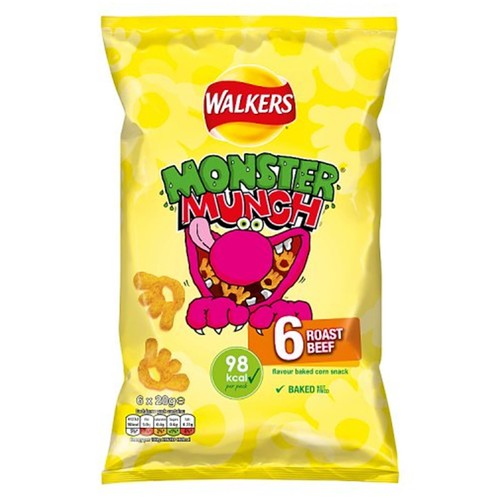 Monster munch roast beef - monster,