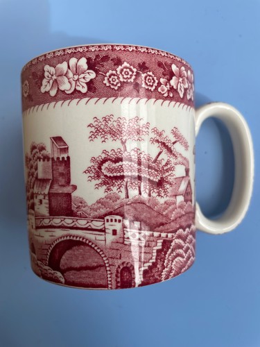 Spode tower pink mug - tower,