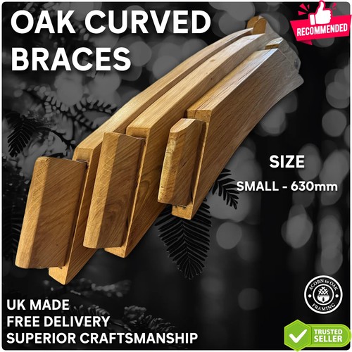 Standard curved oak brace - standard,
