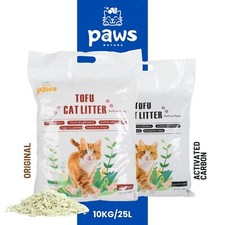 Tofu Cat Litter 10Kg/25L Premium Eco Friendly Toilet Flushable Easy Clumping