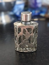 Vintage Silver Cased Glass