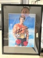Rocky movie photo signed