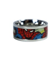 Spider-Man Stainless Steel Ring Size 10 Marvel Comics Universe New In Box
