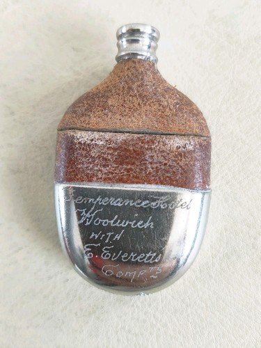 Antique silver plate leather - antique,