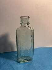 Old Aquamarine Glass Medicine