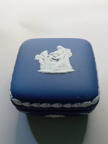 Wedgewood blue and white - and,