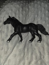 Black Plastic Toy Horse