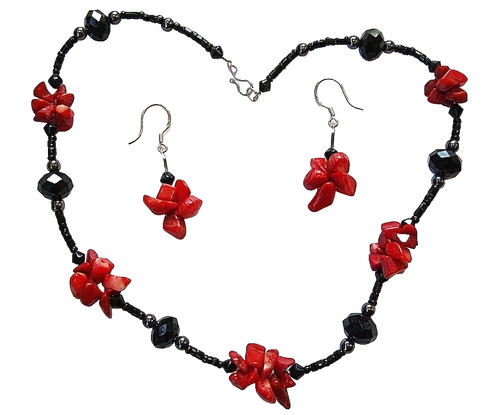 Real red coral - , gem,