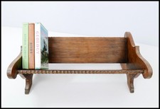 Vintage book trough stand oak - vintage,