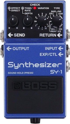 Boss synthesizer guitar - sy-1,