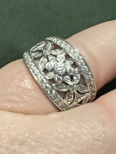 Vintage qvc diamonique solid - qvc,