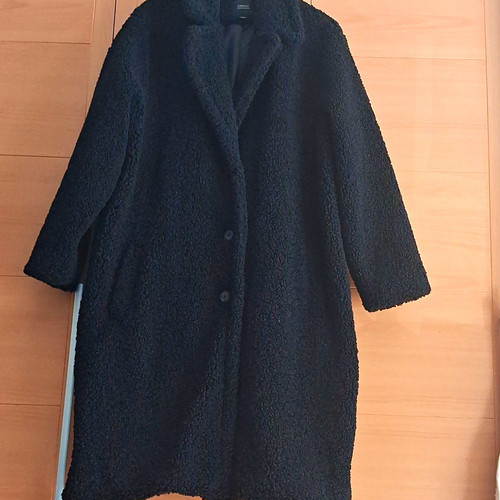 Capsule black long teddy - long,