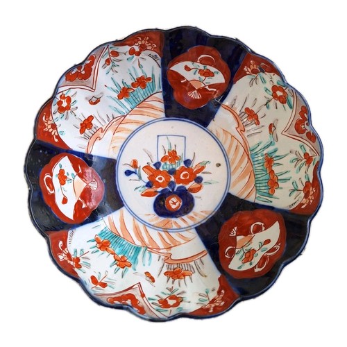 Antique japanese imari scallop - antique,