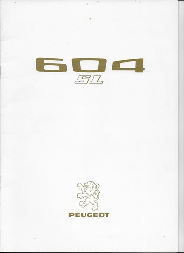 Peugeot 604 quality - peugeot, sl