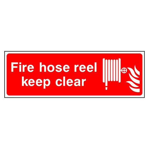 Fire hose reel keep - reel, clear