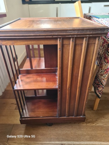 Vintage revolving bookcase - vintage,