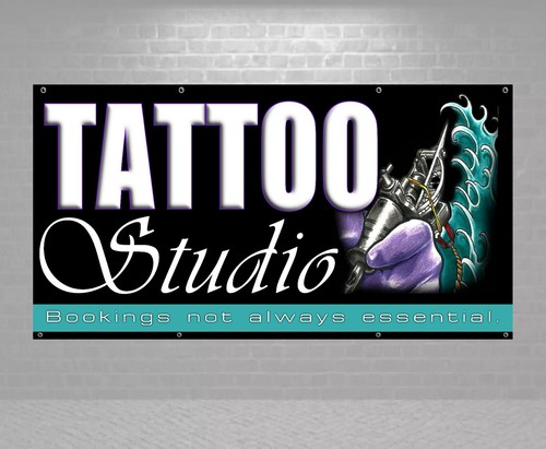 Tattoo shop banner - tattoo,