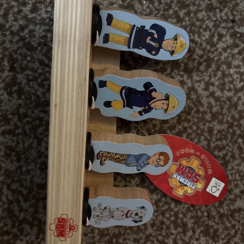 Fireman sam wooden pontypandy - sam,
