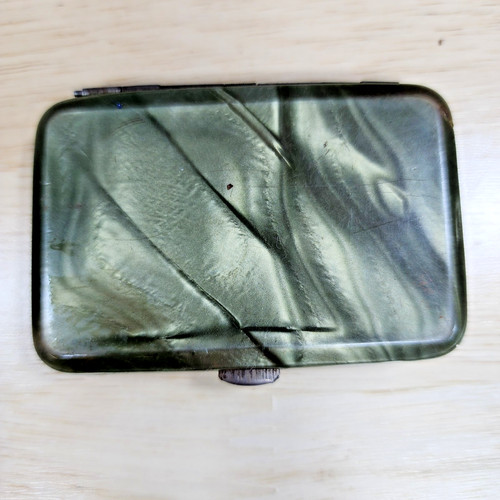 Vtg green marbled - marbled, cigarette