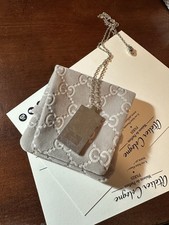 Gucci Silver Dog Tag Pendant