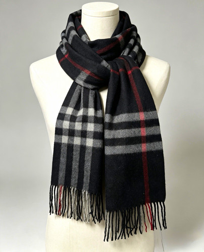 Burberry cashmere woven check - woven,