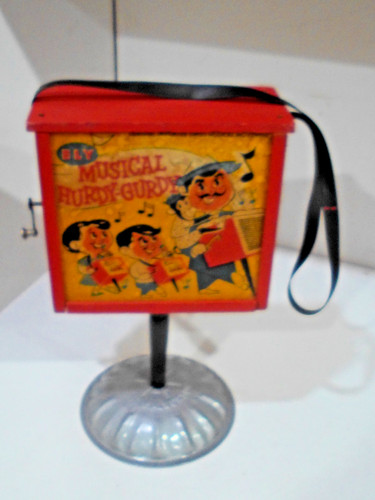 Hurdy gurdy music box tested - -,