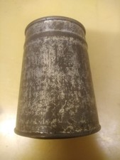 VINTAGE 1950'S FLOUR SIFTER / SUGAR SHAKER. UTILITY PERIOD. GALVANISED STEEL.