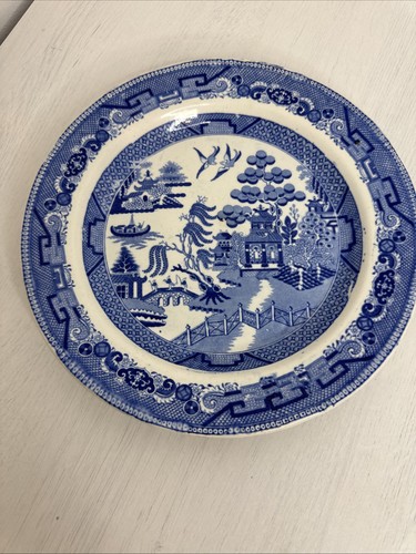 Vintage staffordshire plates - vintage,
